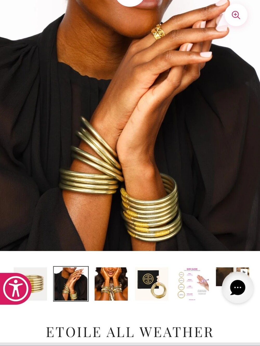 Budhagirl Etoile All Weather Bangle Single New - Picture 2 of 7